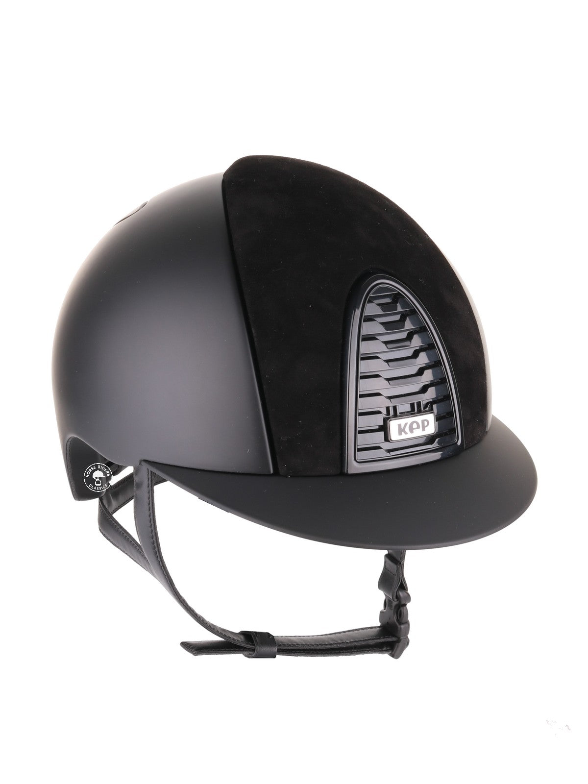 Kep Italia Paardrijhelm Cromo 2.0 Matt Zwart Suede Insert