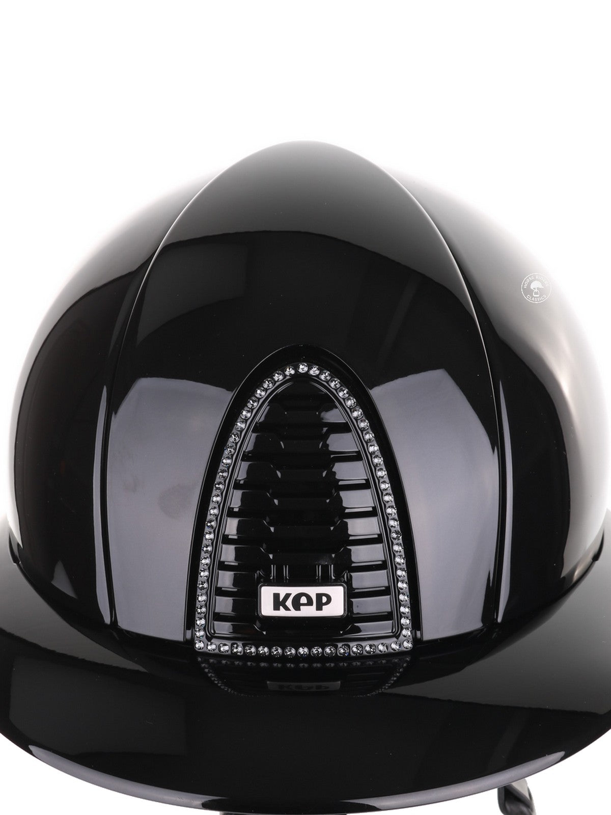 Kep Italia Paardrijhelm Cromo 2.0 Polish Polo Klep Zwart Swarovski Frame