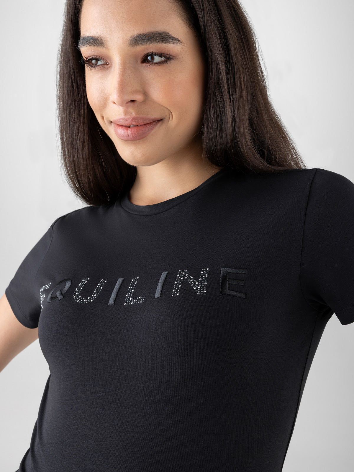 Equiline T-shirt femmes Gelig Noir