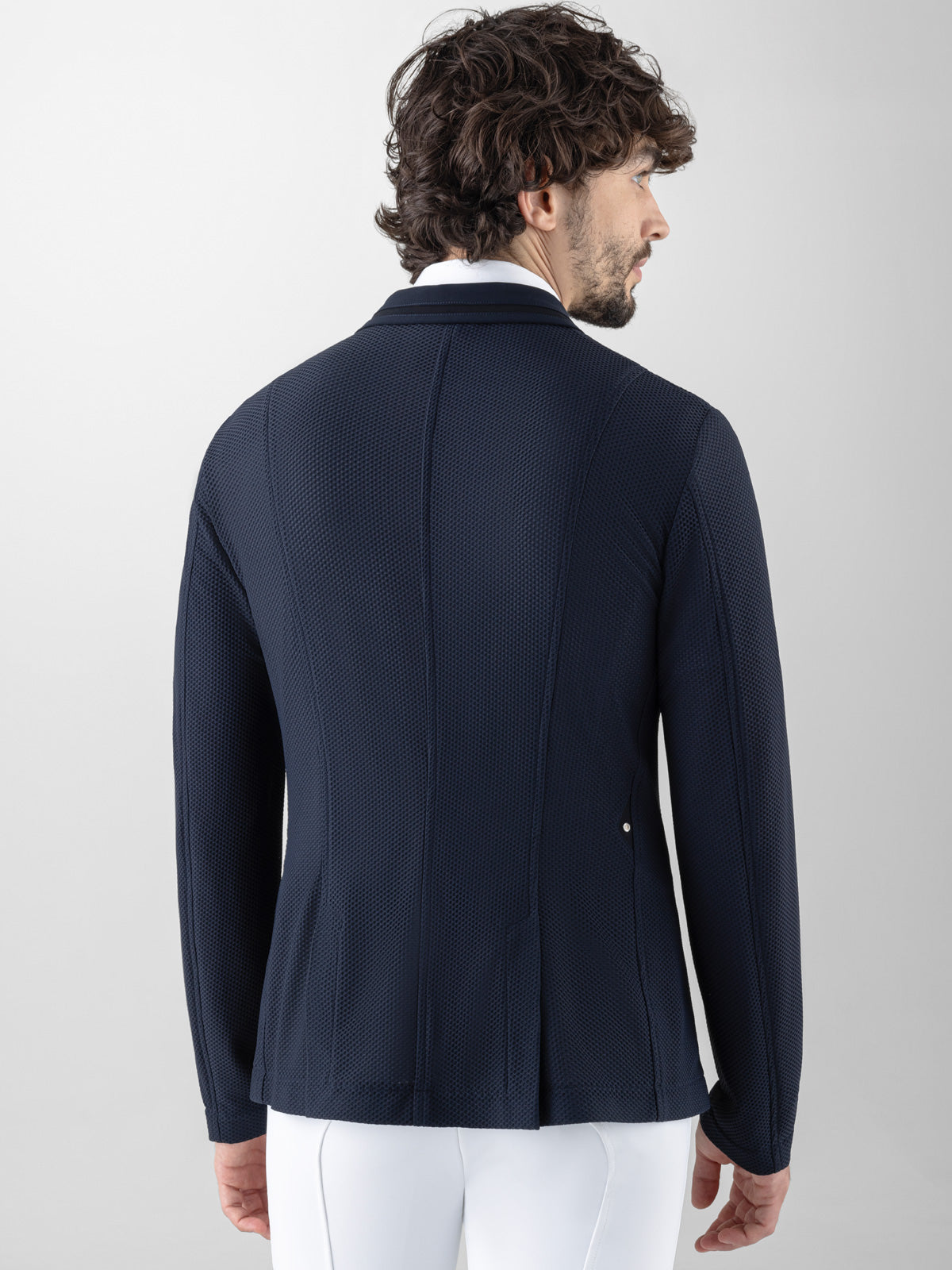 Equiline Wedstrijdjas mesh heren Crokirk Navy