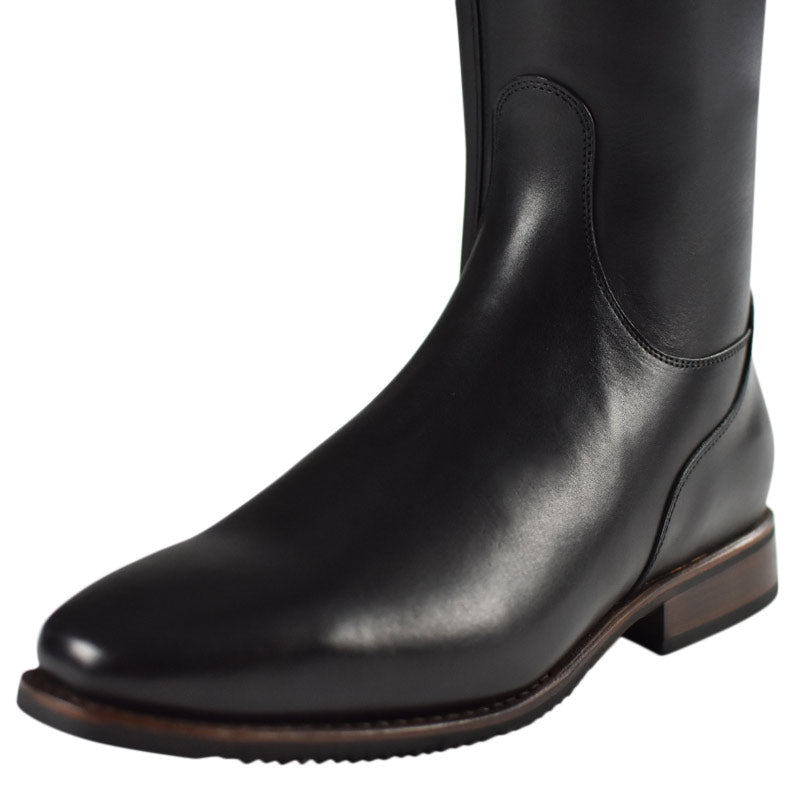 De Niro paardrijlaarzen Bellini Duro Swarovski Logo Zwart