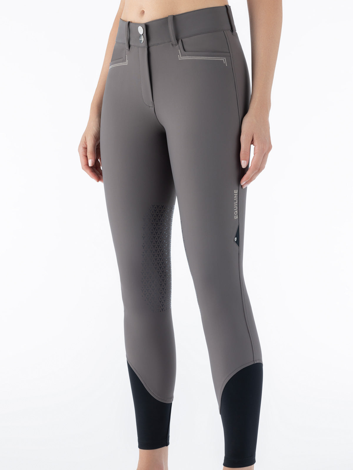 Equiline rijbroek dames full grip hoge band Eufrefh Marsh