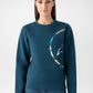 Equiline ronde hals sweatshirt dames Ezzy Legion Blue