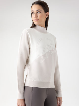 Equiline Warme sweater met hoge kraag dames Eplic Tofu