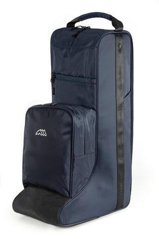 Bottes et sac de casque Equiline étanches Egid bleu