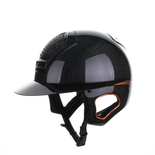 Freejump Helm Voronoï met Temple Protection Carbon Gloss Bronze Zwart