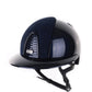 Kep Italia Paardrijhelm Cromo 2.0 Polish Polo Klep Blauw Suede Inserts