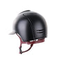 Kep Italia Paardrijhelm Cromo 2.0 Textile Polo Klep Zwart Bordeaux Kinband