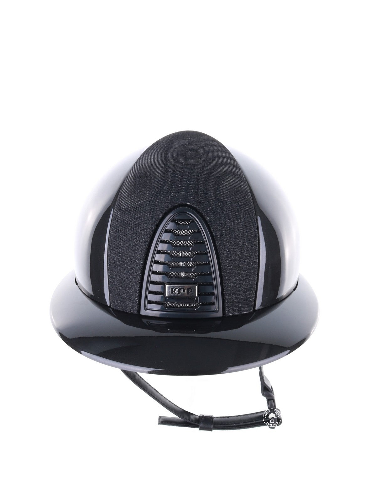 Kep Italia Paardrijhelm Cromo 2.0 Shine Polo Klep Zwart RAW Frame Galassia insert