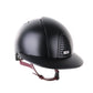 Kep Italia Paardrijhelm Cromo 2.0 Textile Polo Klep Zwart Bordeaux Kinband