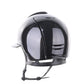Kep Italia Paardrijhelm Cromo 2.0 Shine Polo Klep Zwart RAW Frame Galassia insert