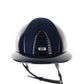 Kep Italia Paardrijhelm Cromo 2.0 Polish Polo Klep Blauw Suede Inserts