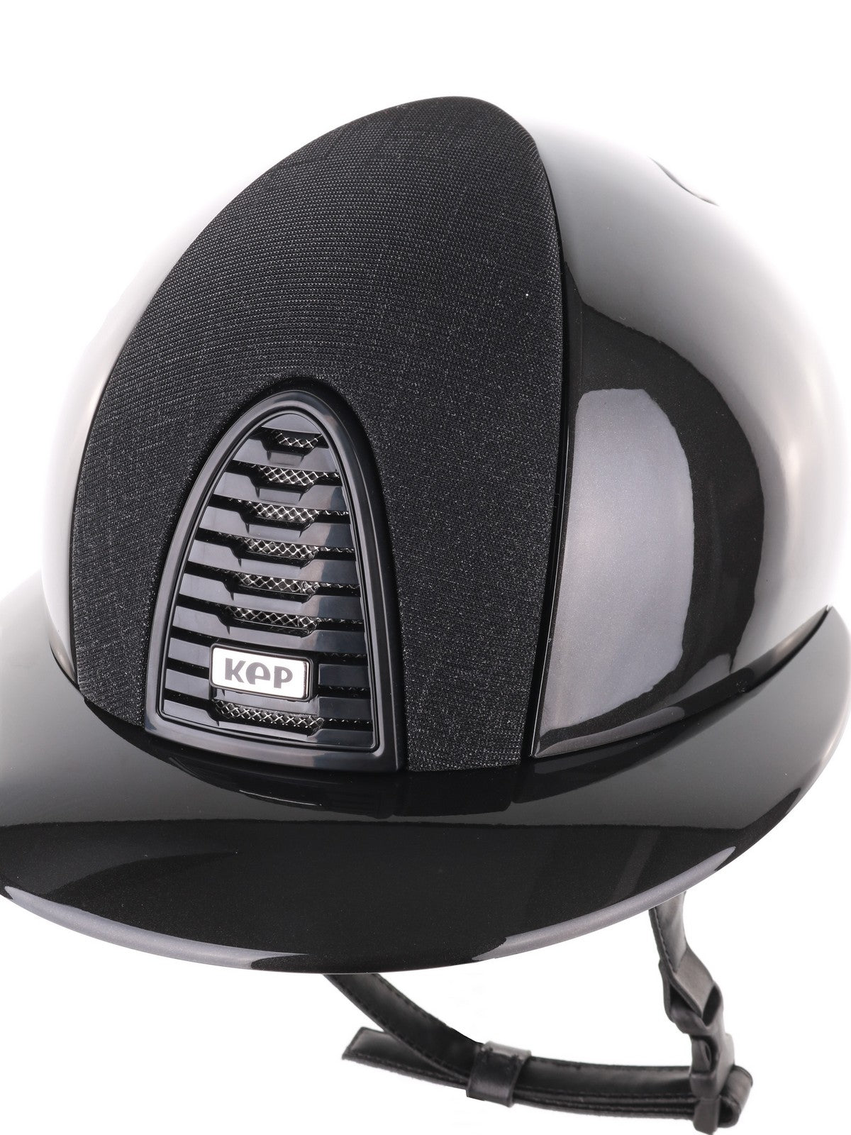 Kep Italia Paardrijhelm Cromo 2.0 Shine Polo Klep Zwart RAW Frame Galassia insert