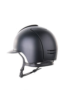 Kep Italia Paardrijhelm Cromo 2.0 Textile Polo Klep Zwart Suede Insert