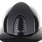 Kep Italia Paardrijhelm Cromo 2.0 Shine Polo Klep Zwart RAW Frame Star Insert Beige Kinband