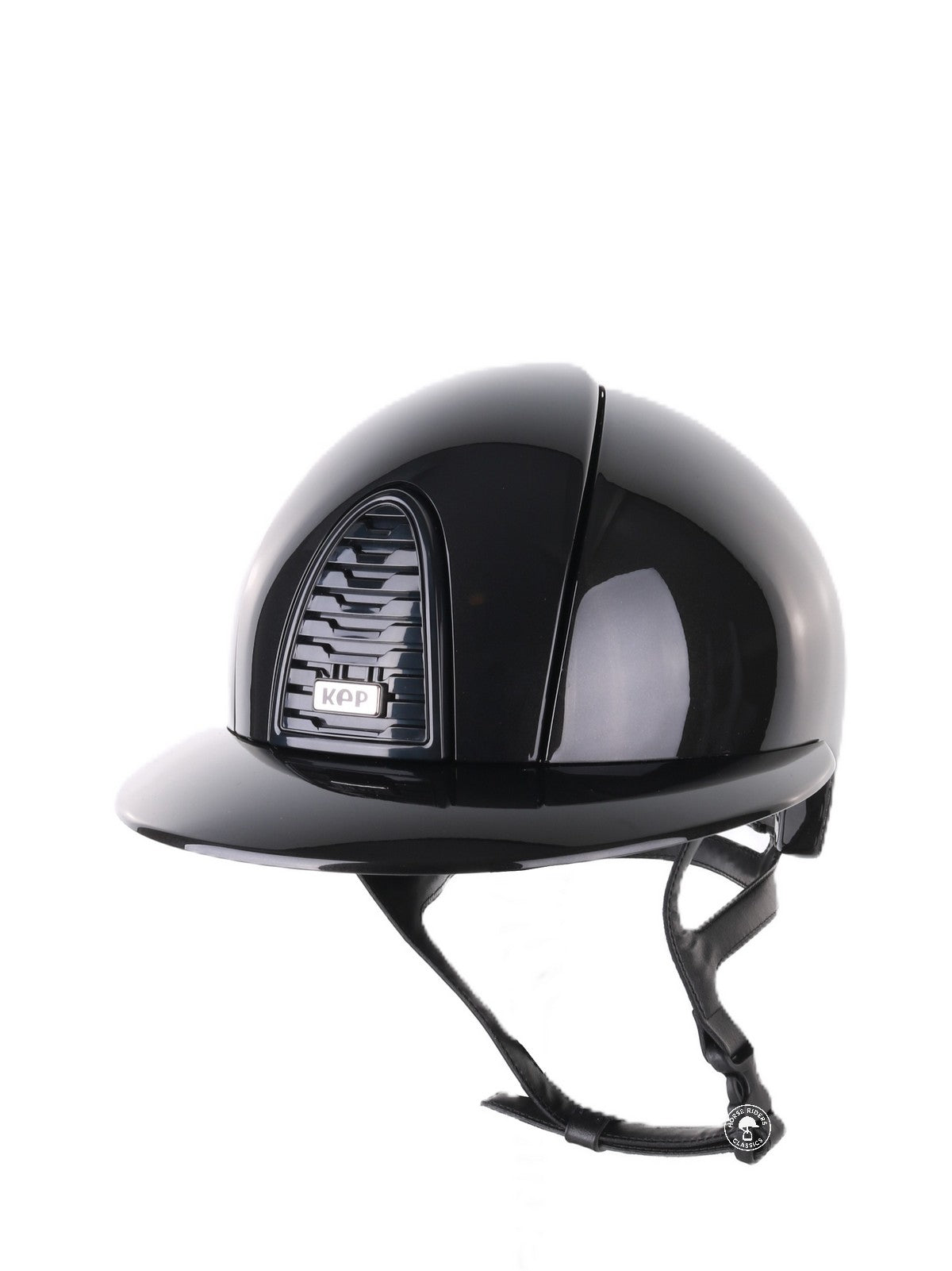 Kep Italia Paardrijhelm Cromo 2.0 Shine Polo Klep Zwart RAW Frame