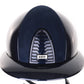 Kep Italia Paardrijhelm Cromo 2.0 Polish Polo Klep Blauw Suede Inserts