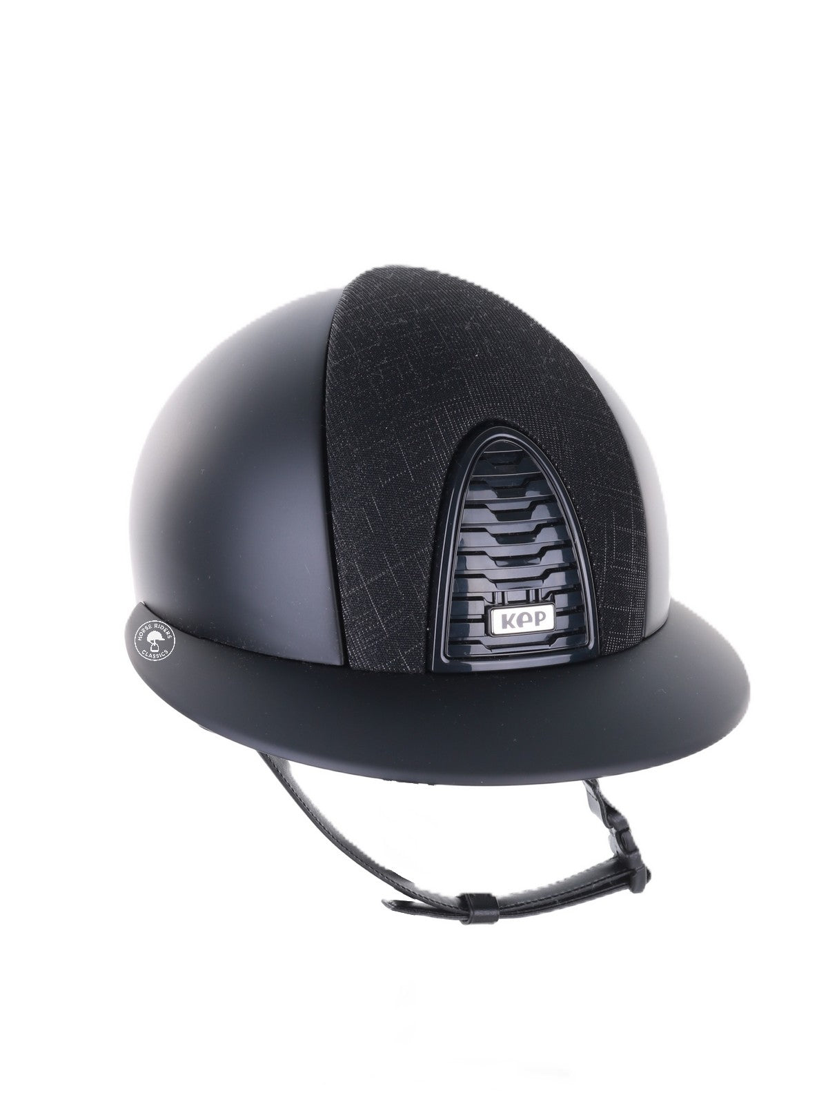 Kep Italia Paardrijhelm Cromo 2.0 Matt Polo Klep Zwart Galassia Black