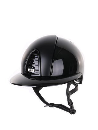 Kep Italia Paardrijhelm Cromo 2.0 Polish Polo Klep Zwart Textile Inserts