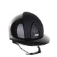Kep Italia Paardrijhelm Cromo 2.0 Shine Polo Klep Zwart RAW Frame Milano insert