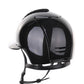 Kep Italia Paardrijhelm Cromo 2.0 Shine Polo Klep Zwart RAW Frame Milano insert