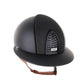 Kep Italia Paardrijhelm Cromo 2.0 Matt Polo Klep Zwart Luminor Insert Beige Kinband