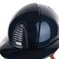 Kep Italia Paardrijhelm Cromo 2.0 Shine Polo Klep Blauw RAW Frame Beige Kinband