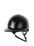Kep Italia Paardrijhelm Cromo 2.0 Textile Polo Klep Zwart Polish Inserts