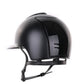 Kep Italia Paardrijhelm Cromo 2.0 Textile Polo Klep Zwart Polish Inserts