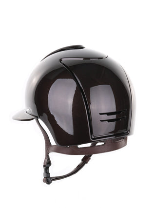 Kep Italia Paardrijhelm Cromo 2.0 Polish Polo Klep Bruin