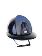 Kep Italia Paardrijhelm Cromo 2.0 Polish Polo Klep Blauw Galassia Light Blue Insert