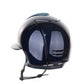 Kep Italia Paardrijhelm Cromo 2.0 Polish Polo Klep Blauw Galassia Light Blue Insert