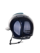 Kep Italia Paardrijhelm Cromo 2.0 Polish Polo Klep Blauw Galassia Light Blue Insert