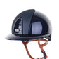 Kep Italia Paardrijhelm Cromo 2.0 Polish Polo Klep Blauw Swarovski Frame Beige Kinband