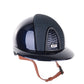 Kep Italia Paardrijhelm Cromo 2.0 Polish Polo Klep Blauw Swarovski Frame Beige Kinband