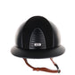 Kep Italia Paardrijhelm Cromo 2.0 Textile Polo Klep Zwart Suede Insert Beige Kinband