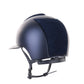 Kep Italia Paardrijhelm Cromo 2.0 Textile Polo Klep Blauw Suede Inserts