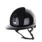 Kep Italia Paardrijhelm Cromo 2.0 Polish Polo Klep Zwart Suede Inserts