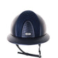 Kep Italia Paardrijhelm Cromo 2.0 Textile Polo Klep Blauw Suede Inserts