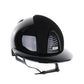 Kep Italia Paardrijhelm Cromo 2.0 Polish Polo Klep Zwart Suede Inserts