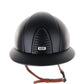 Kep Italia Paardrijhelm Cromo 2.0 Textile Polo Klep Zwart Beige Kinband