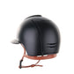 Kep Italia Paardrijhelm Cromo 2.0 Textile Polo Klep Zwart Beige Kinband