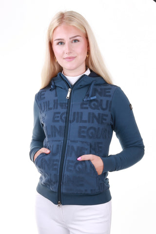 Equiline vest met capuchon dames Evere Blue Teal