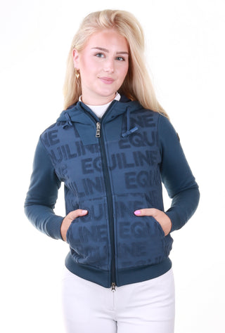 Equiline vest met capuchon dames Evere Blue Teal