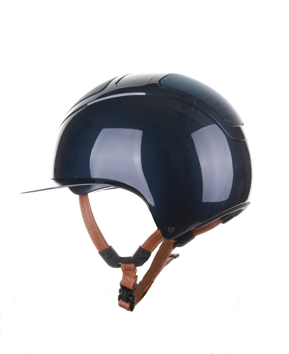 Kask Star Lady 2.0 Pure Shine Chrome Light Brown Chinstrap Navy