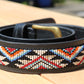 Riem met kraaltjes Ghana Black