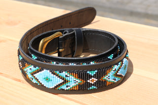 Riem met kraaltjes Mwimbi Turquoise