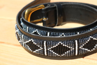 Riem met kraaltjes Rafiki Black