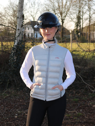 Equiline bodywarmer dames Elifre Artic Ice