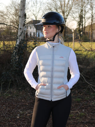 Equiline bodywarmer dames Elifre Artic Ice